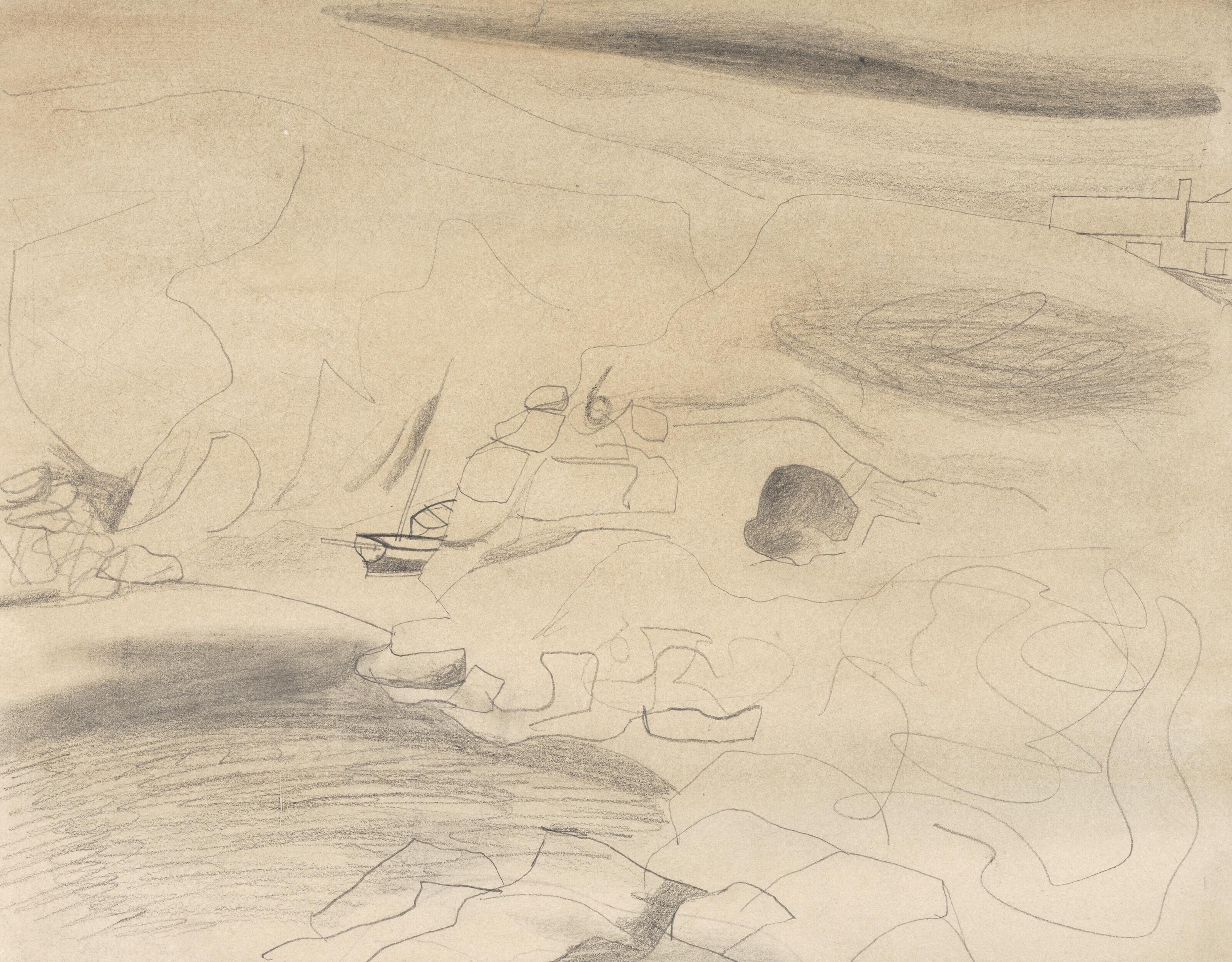 Ben Nicholson, O.M. - Porthgwarra, Cornwall