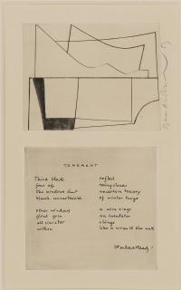 Ben Nicholson O.M. - Tenement, from 21 Etchings and Poems
