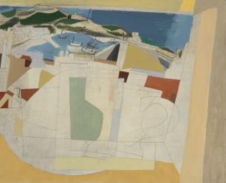 Ben Nicholson - 31 August 1951 (St. Ives Harbour, Summer)