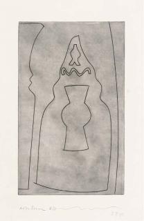 Ben Nicholson - Curled Turkish Form (L. 66)