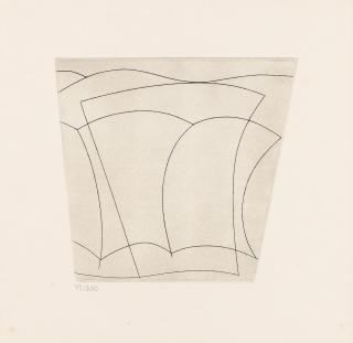 Ben Nicholson - Forms in a landscape (Columns and jugs)