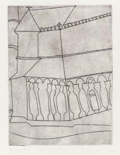 Ben Nicholson - Fragment of Tuscan Cathedral (Lafranca 18)