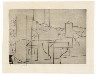 Ben Nicholson - San Gimignano