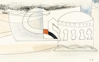 Ben Nicholson - Stillleben mit Becher