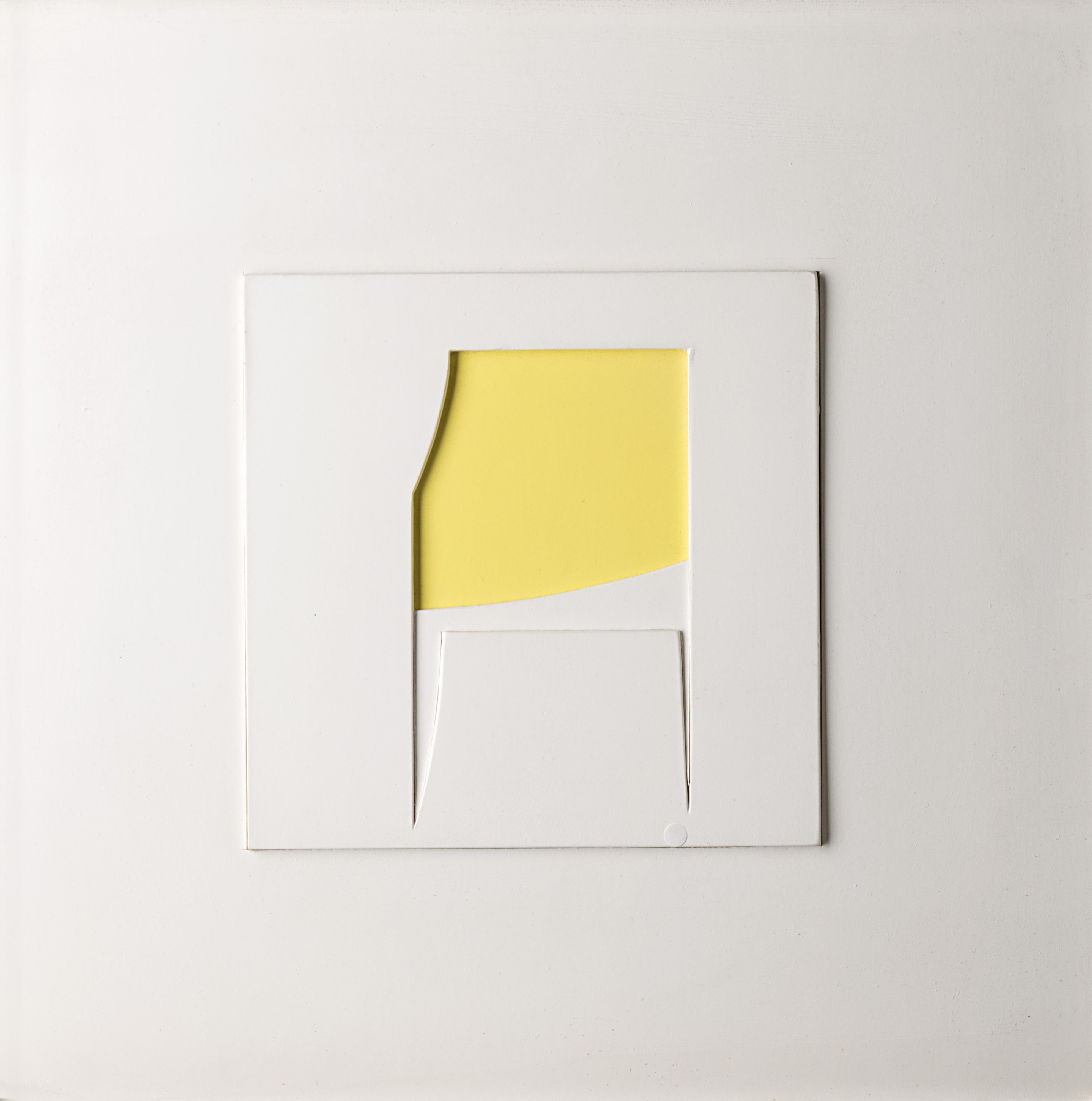 Ben Ormenese - Composizione in bianco e giallo N.14