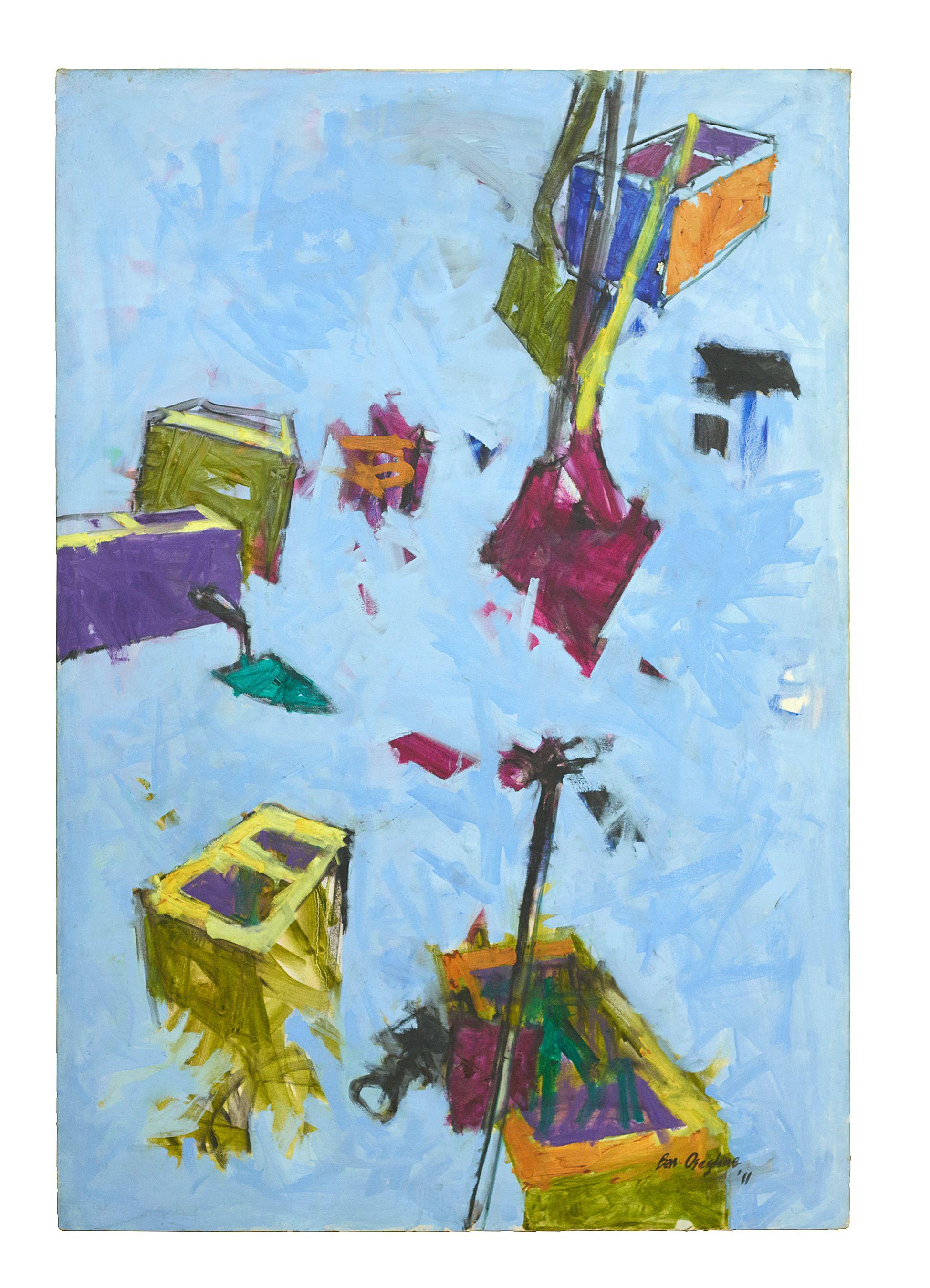 Ben Osaghae - Untitled (Blocks)