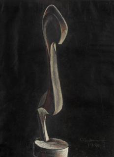 Ben Osawe - Study for sculpture