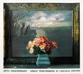 Ben Schonzeit - Roses With Dutch Landscape