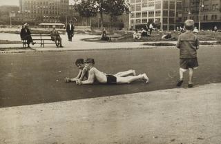Ben Shahn - Boys Lying in Street, 1932-35