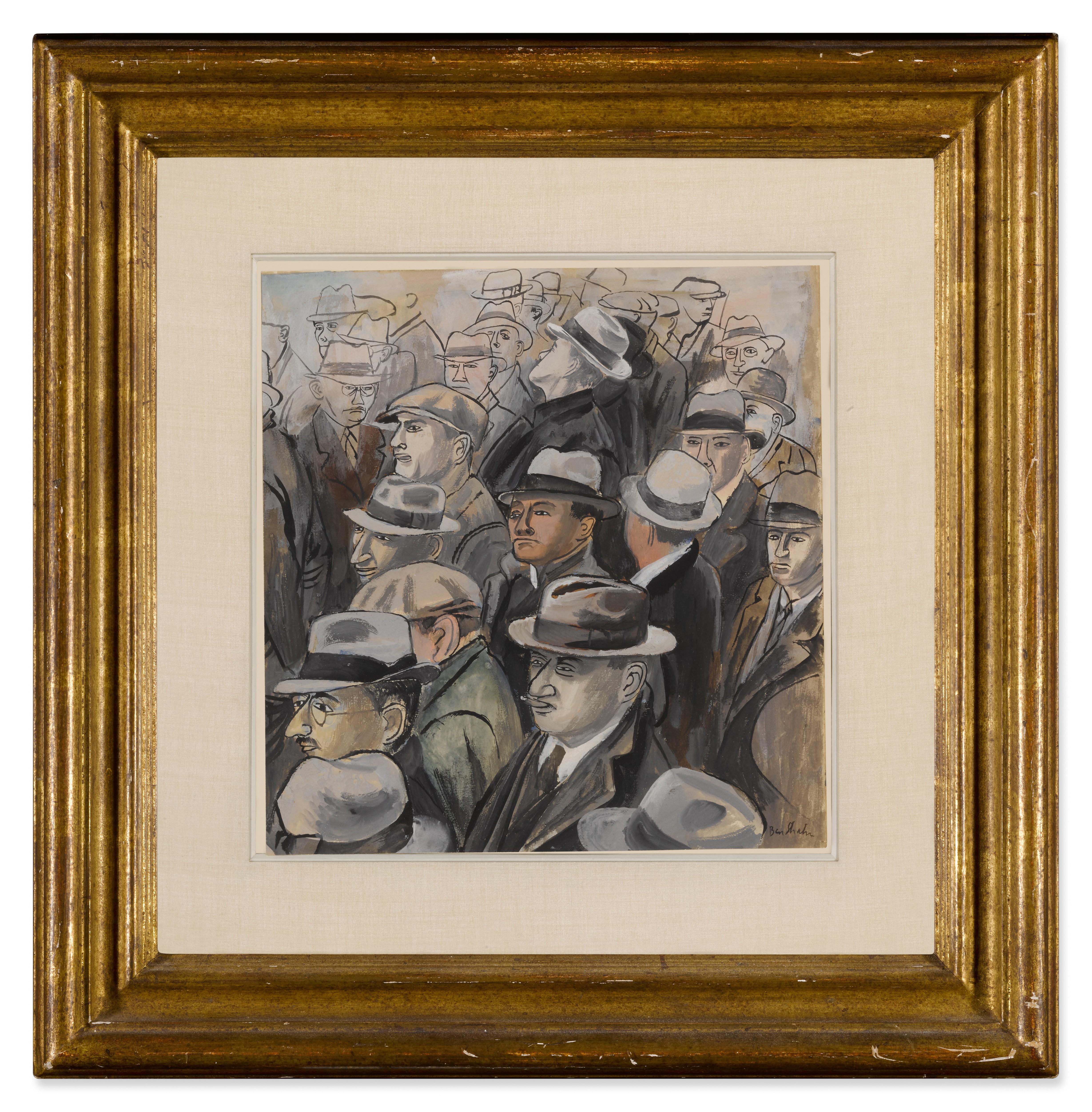 Ben Shahn - Crowd Listening