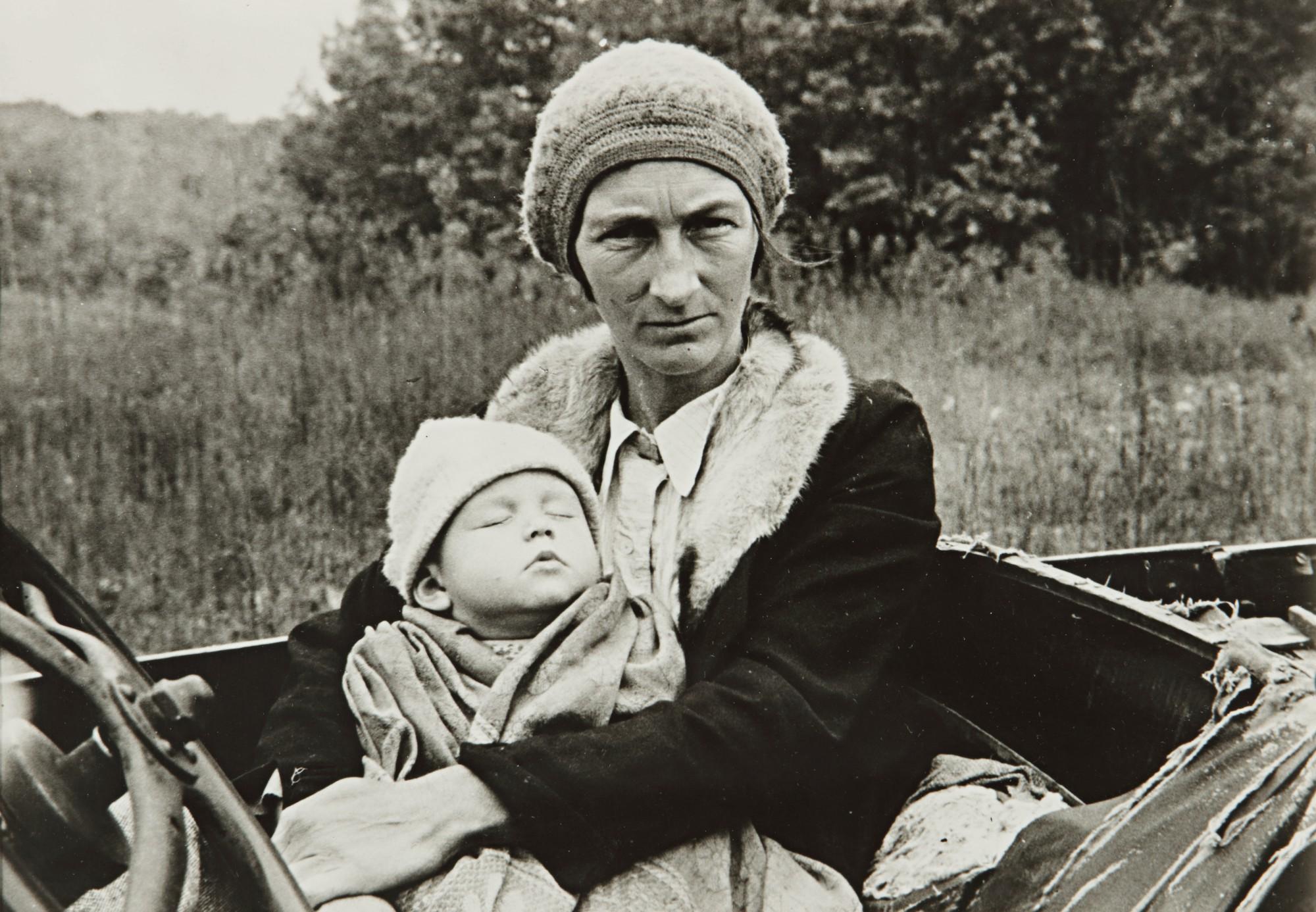 Ben Shahn - Destitute Ozark Resident, Arkansas
