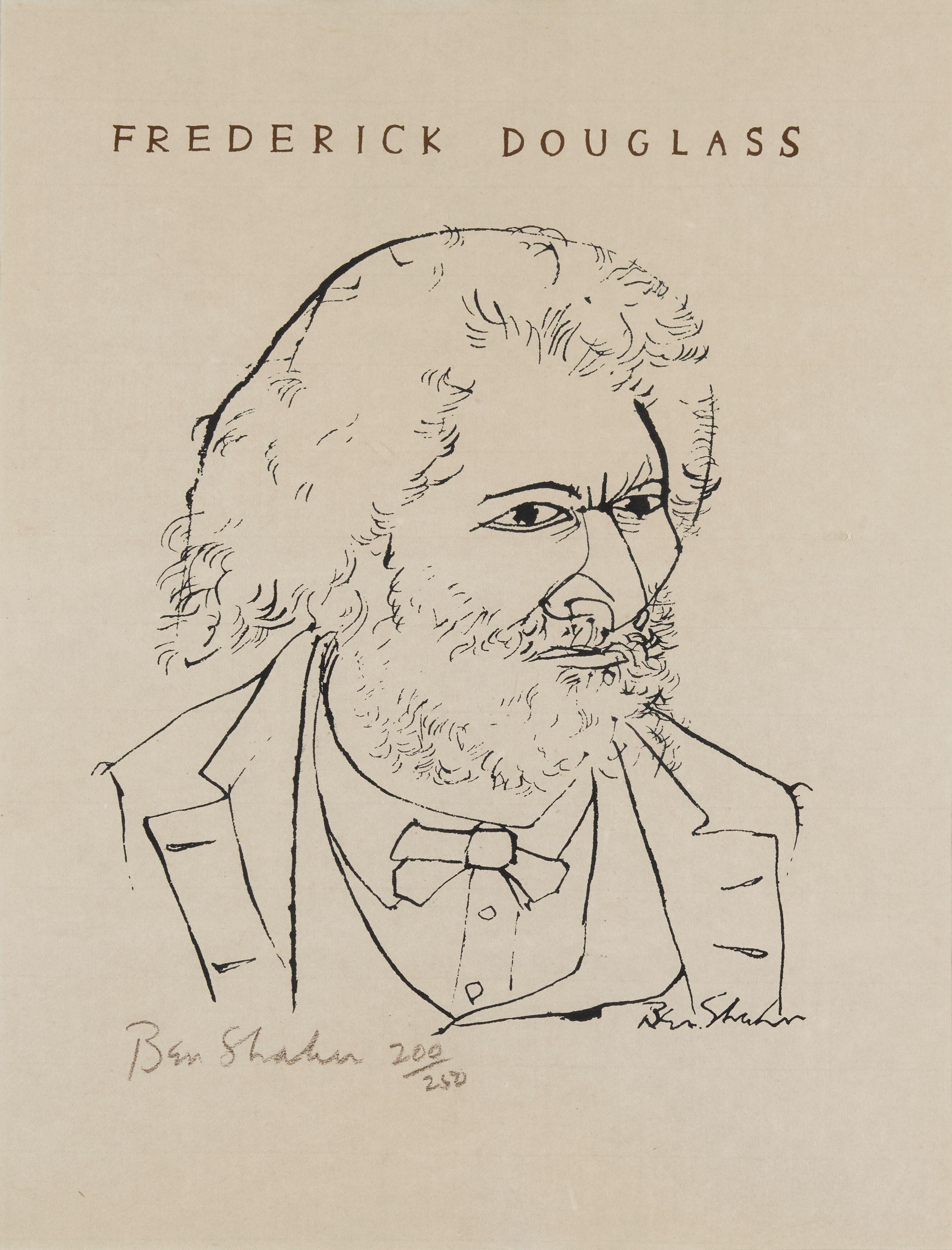 Ben Shahn - Frederick Douglass Portfolio 4