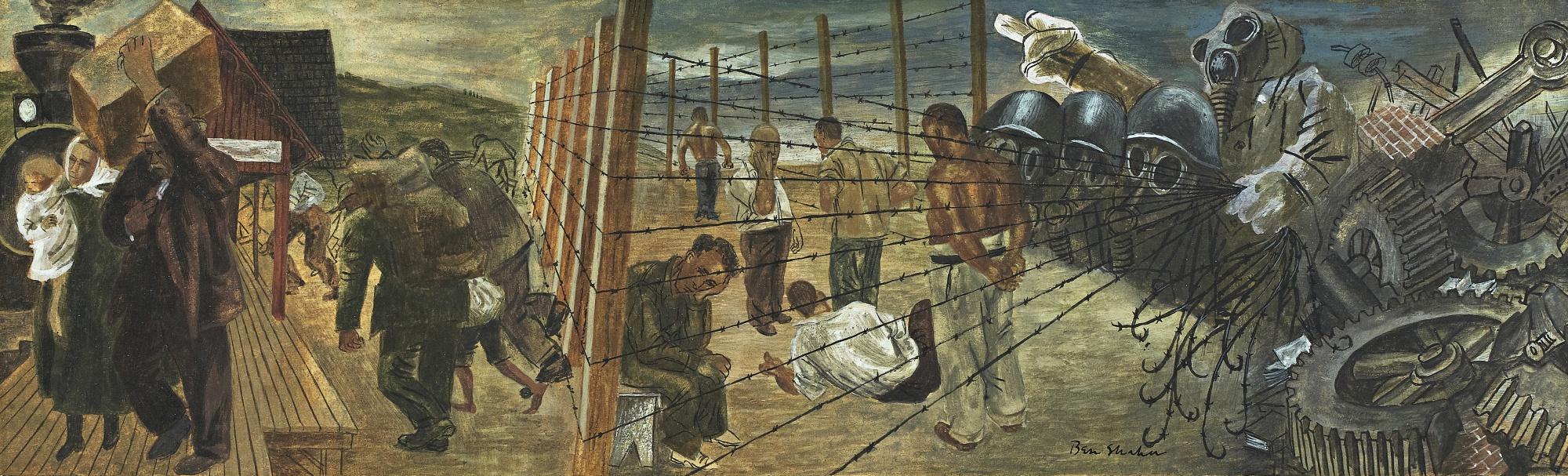 Ben Shahn - Immigration No. 2 (Design #7)