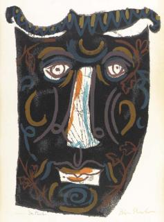 Ben Shahn - Mask (see Prescott 39)