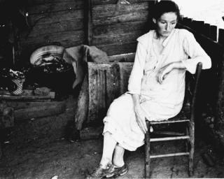 Ben Shahn - Wife of destitute mountaineer, Ozark Mts., Arkansas; and Sharecropper\'s child, Arkansas