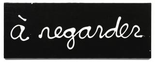 Ben Vautier - A Regarder, 1992