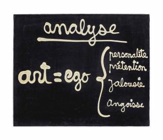 Ben Vautier - Analyse. Art = Ego