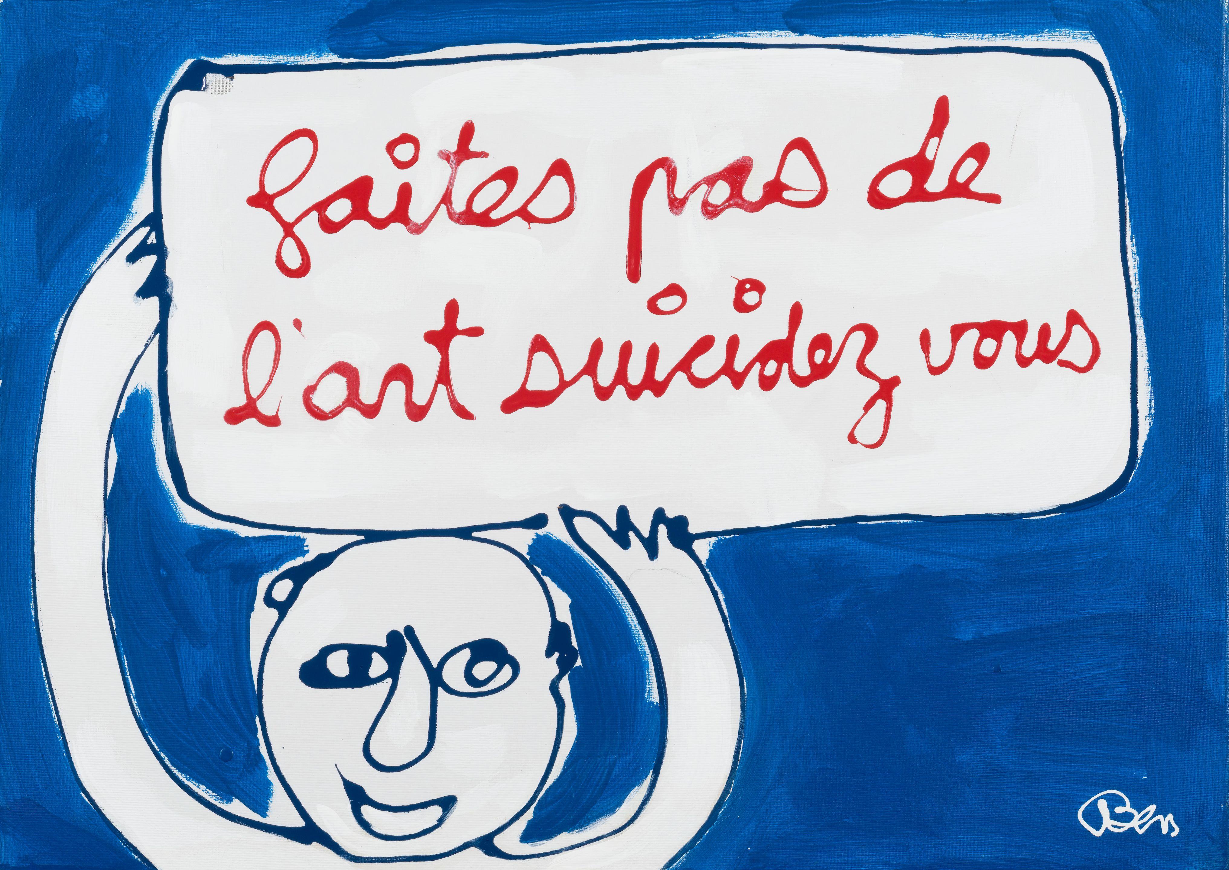 Ben Vautier - Faites pas de l\'art, suicidez-vous