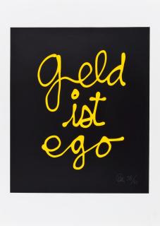 Ben Vautier - geld ist ego