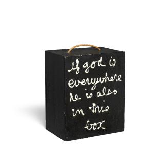 Ben Vautier - If god is everywhere he is also in this box, 1970
