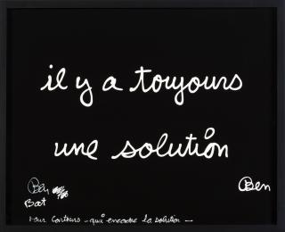 Ben Vautier - Il y a toujours une solution