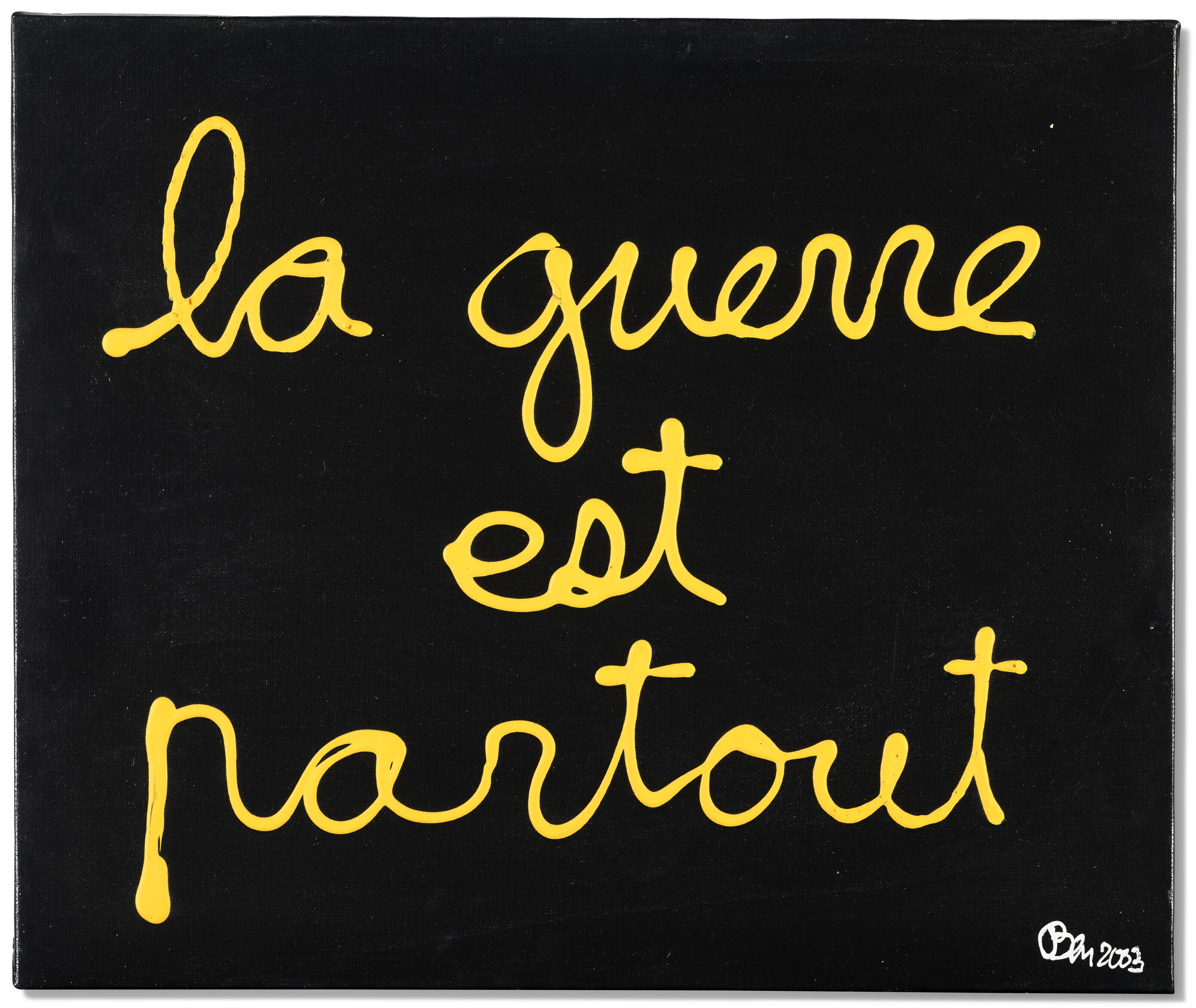 Ben Vautier - La guerre est partout