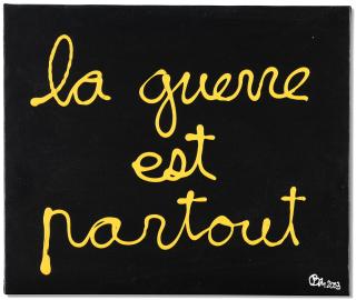 Ben Vautier - La guerre est partout