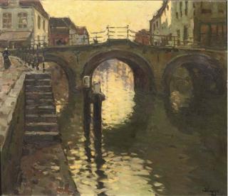 Ben Viegers - A bridge over a canal