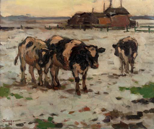 Ben Viegers - Cows in the snow