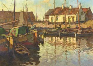 Ben Viegers - Inner harbour at Elburg