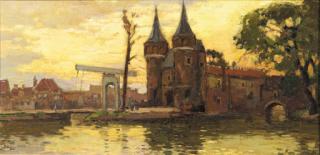 Ben Viegers - View of Oostpoort, Delft