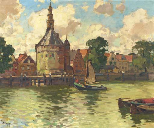 Ben Viegers - View of the Hoofdtoren, Hoorn