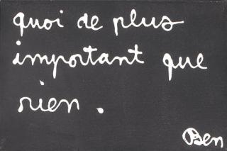 Ben - Quoi de plus important que rien