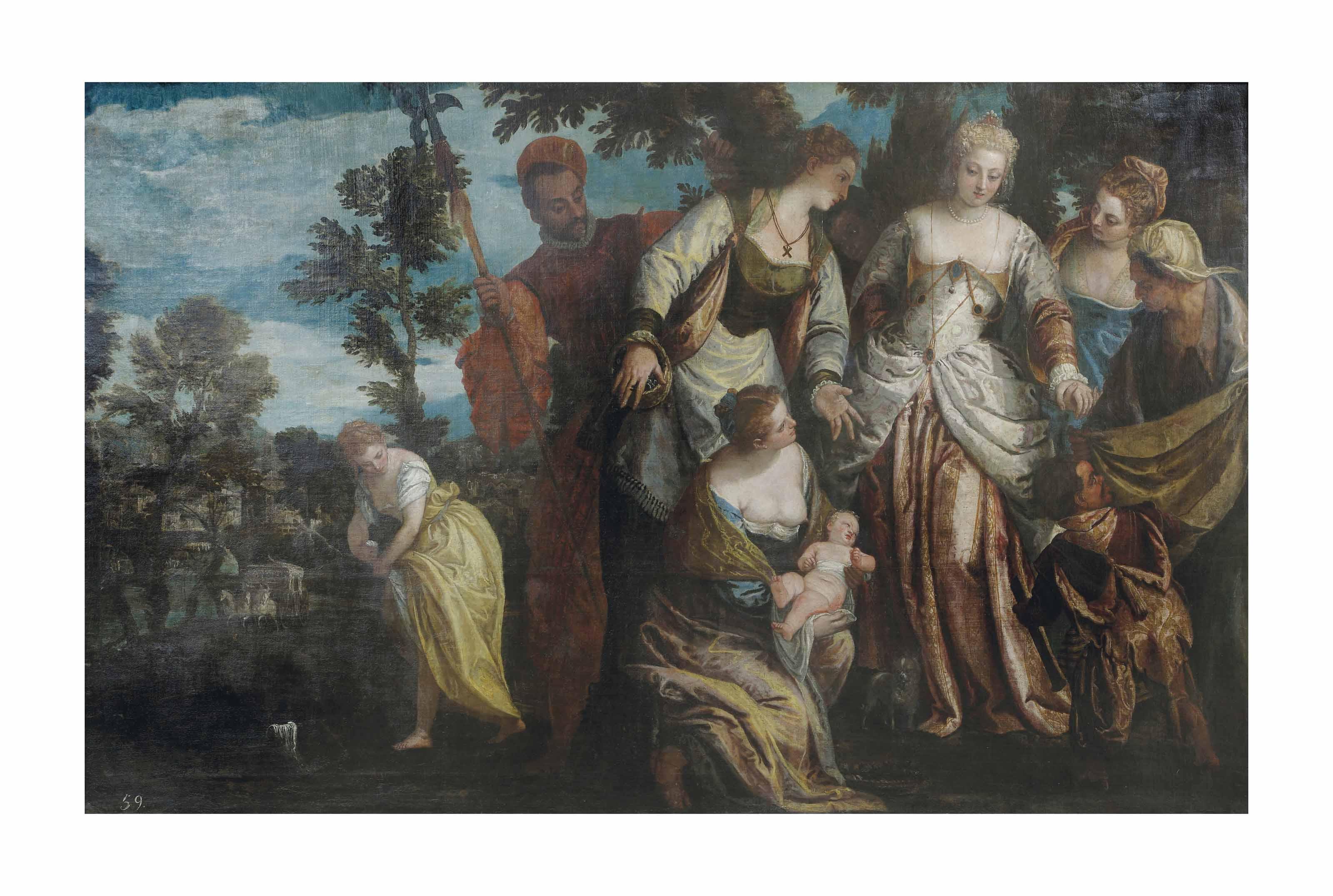 Benedetto Caliari - The Finding of Moses