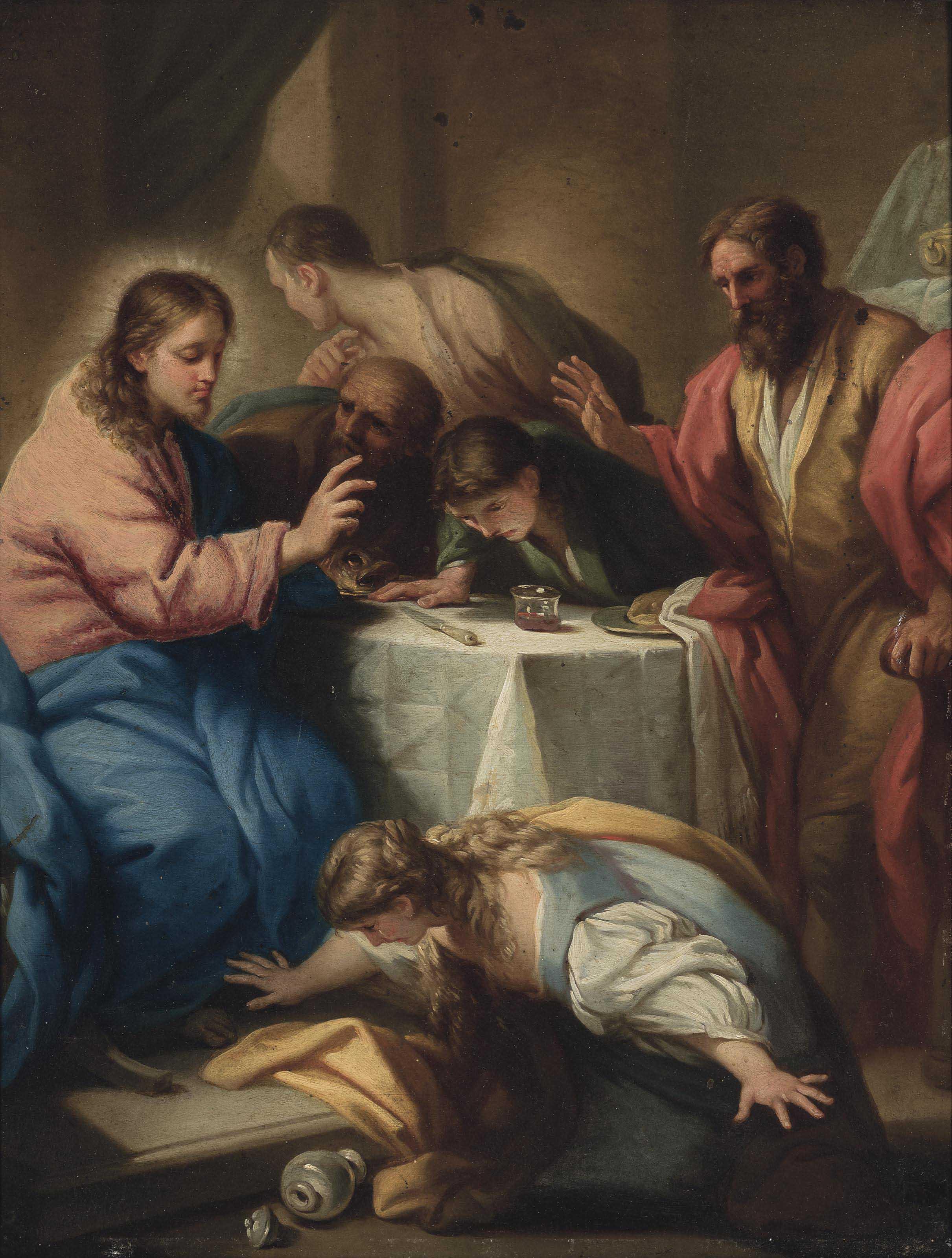 Benedetto Luti - Christ in the House of Simon the Pharisee