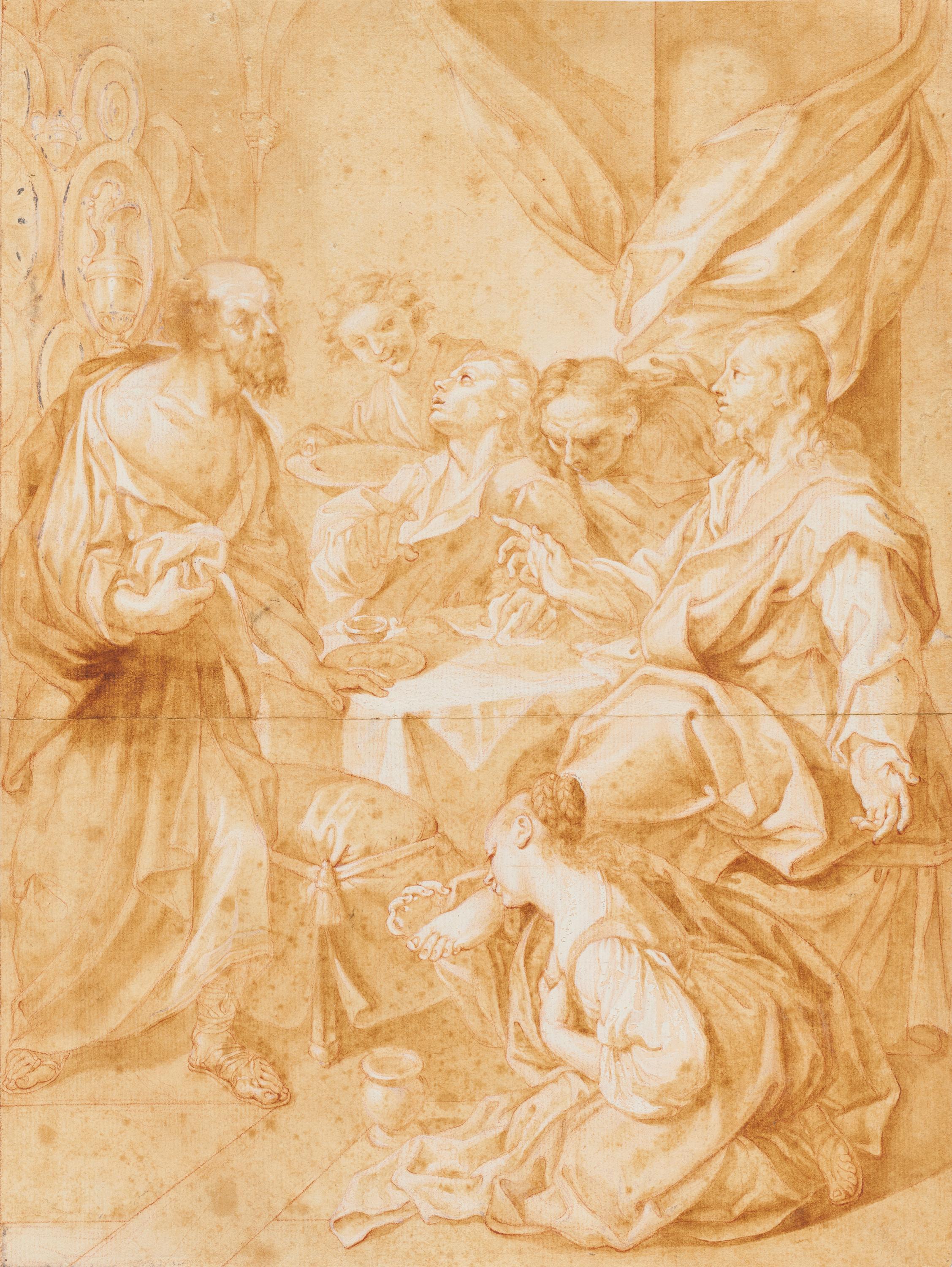 Benedetto Luti - Christus im Haus des Pharisäers Simon.