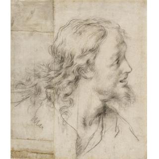 Benedetto Luti - Recto: The Head Of Christ Verso: Study For A Flagellation
