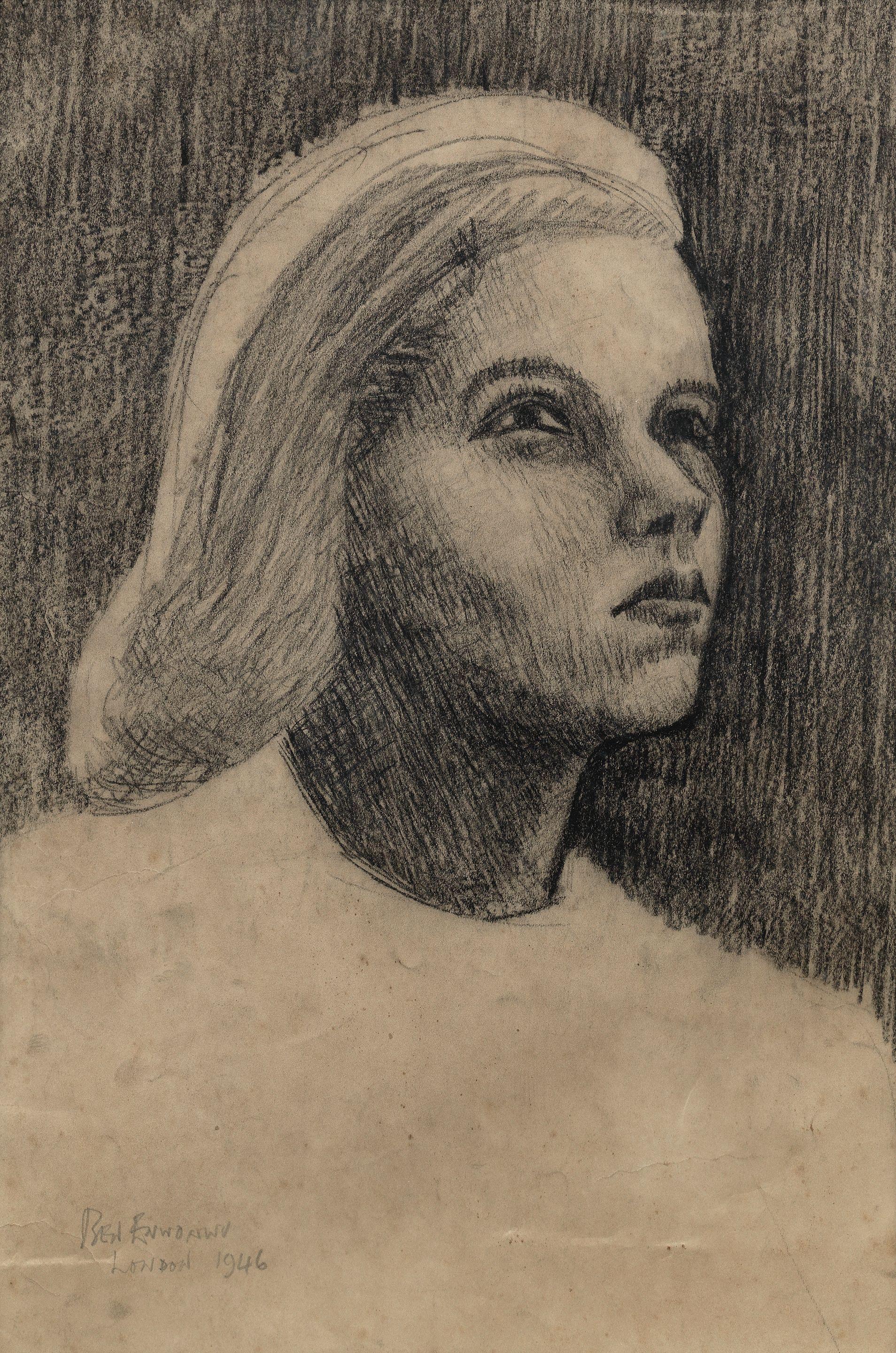 Benedict Chukwukadibia Enwonwu M.B.E - Portrait of a Lady