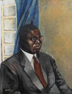 Benedict Chukwukadibia Enwonwu M.B.E - Portrait of Stephen Awokoya