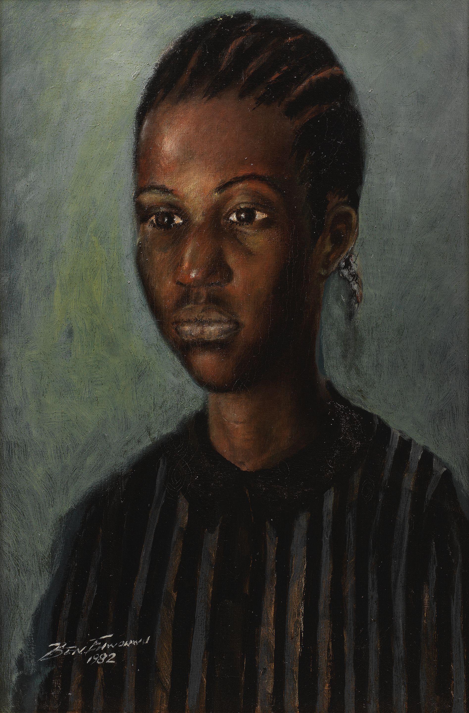 Benedict Chukwukadibia Enwonwu M.B.E - Portrait of Tonkin Jackson