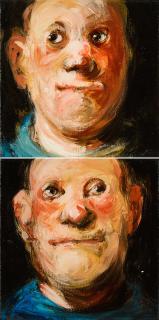 Bénédicte Peyrat - Konvolut von 2 Gemälden.