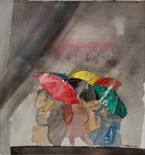 Benedicto Reyes Cabrera - Umbrellas