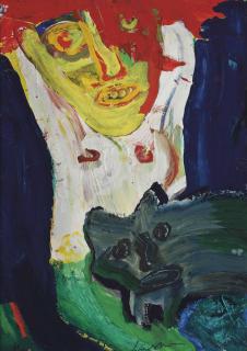 Bengt Lindström - Femme Au Chat