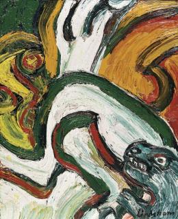 Bengt Lindstrom - Abstract composition