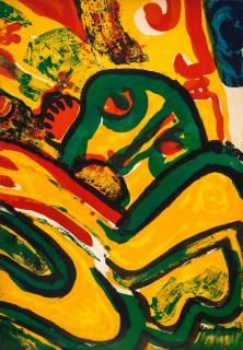 Bengt Lindstrom - Les Flamands, 1974