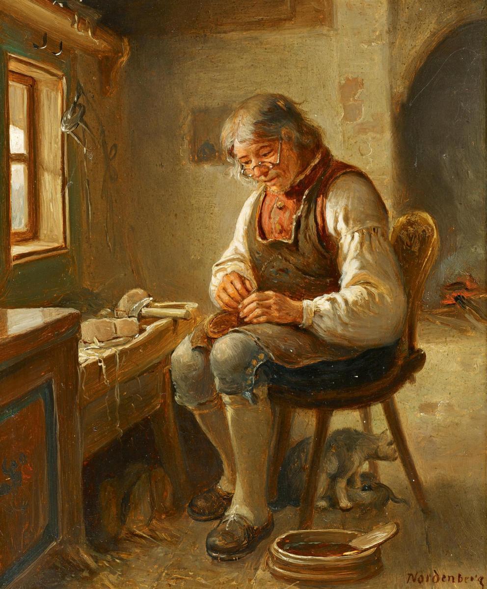 Bengt Nordenberg - In der Werkstatt des Schusters.