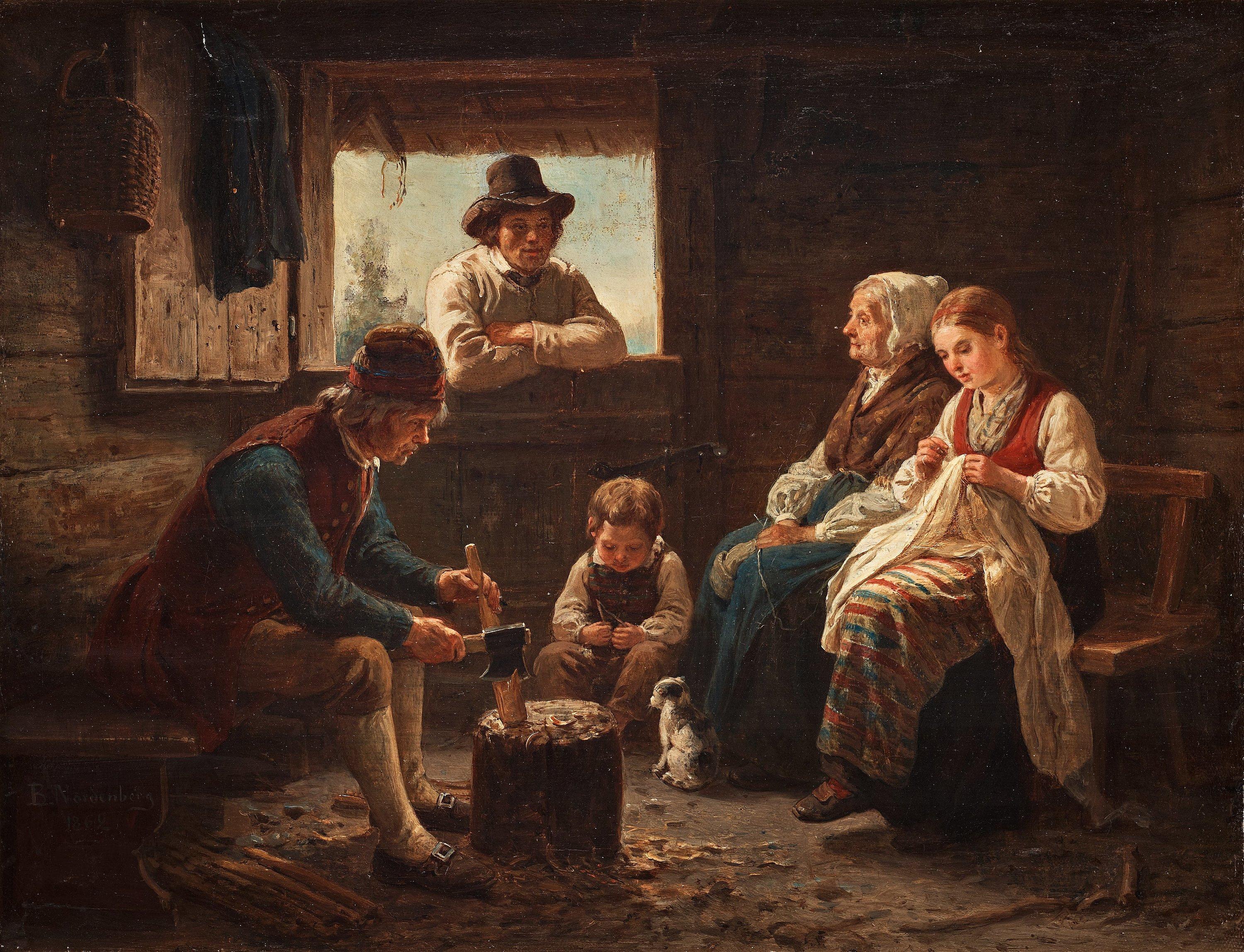 Bengt Nordenberg - In the carpenter\'s shop