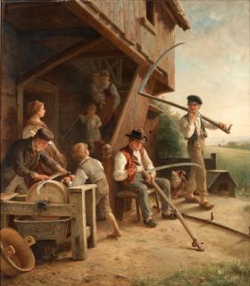 Bengt Nordenberg - Slåtterförberedelser