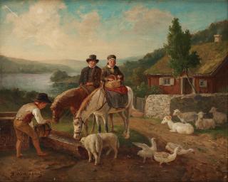 Bengt Nordenberg - Watering the horses