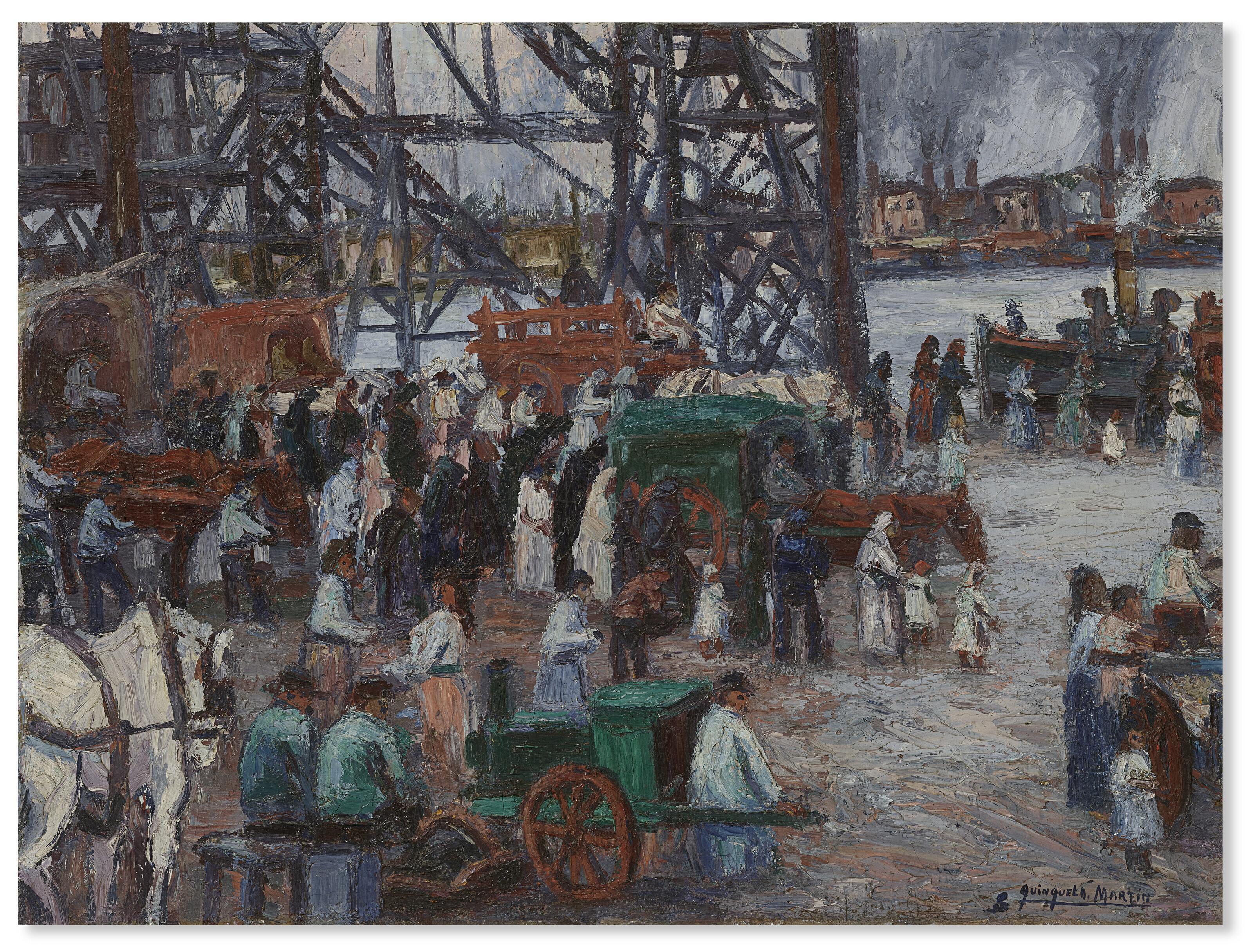 Benito Quinquela Martín - A la orilla del río